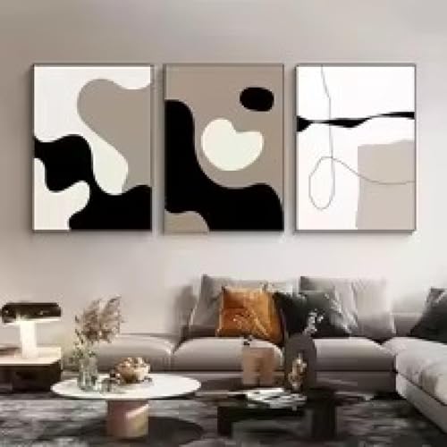Peinture abstraite sur toile haute définition aux finitions minimalistes