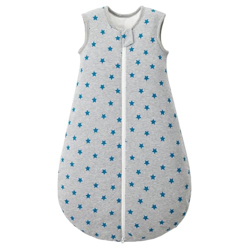 Image of Duomiaomiao 2.5 TOG Baby Sleep Sack 100% Cotton Winter Baby Wearable Blanket, Warm Quilted Comfy Toddler Sleeping Bag