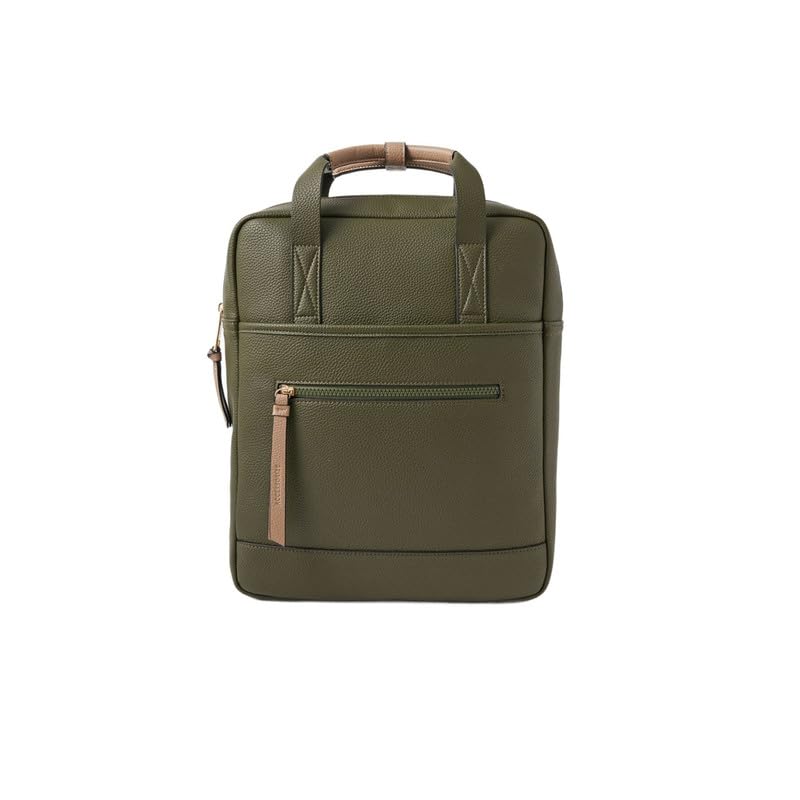 accessorize London Women's Green Backpack Top Handle Fits a 12x8 in laptop |backpack bags for women stylish|Work bag for woman |women latest Office/Travel bag-picture-25