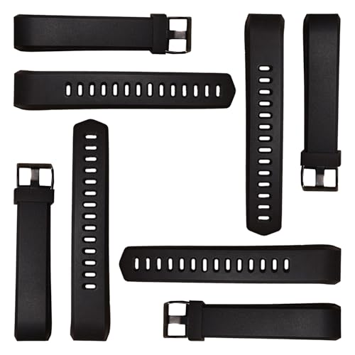 Correas de repuesto para reloj ID115Plus HR, juego de 4 negras miniatura 1