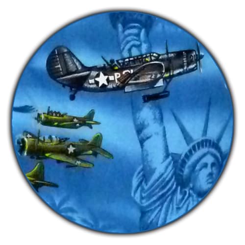 Pacific Legend USA Fighter Planes Mens Cotton Shirt2