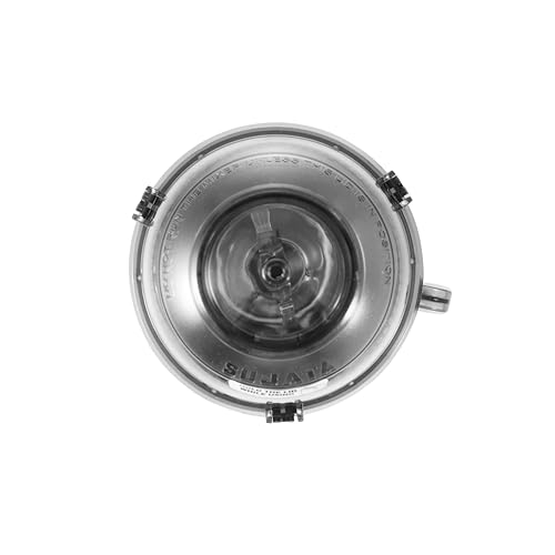 Image of Sujata Dome Steel Jar, 1500 ml, (White)