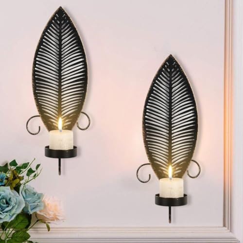 Chandelier en forme de feuille bougeoir vintage pour table basse - 7
