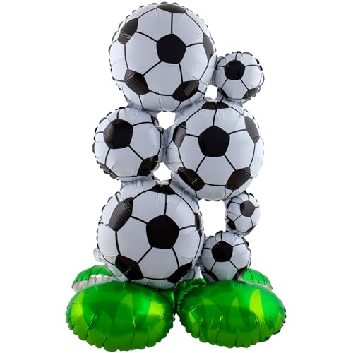 Folat 62939 Balão de pé bola de futebol balão de pé - bola de futebol - 53 x 77 cm aniversário de futebol