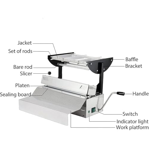 Machine De Scellage Thermique Médicale, Scelleuse Demballage en Acier Inoxydable, Largeur De Scellage Maximale 250 Mm, Largeur Dindentation 10 Mm, pour Produits Dentaires Et Cosmétiques