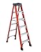 Louisville Ladder 6-Foot Fiberglass Step Ladder, 375-Pound Capacity, FS1406HD