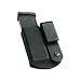 FoxX Holsters "Super Slim Kydex IWB Magazine Carrier Holster -Mag Pouch Holder (Black, Glock 9/40 ex.17/19/26/27)