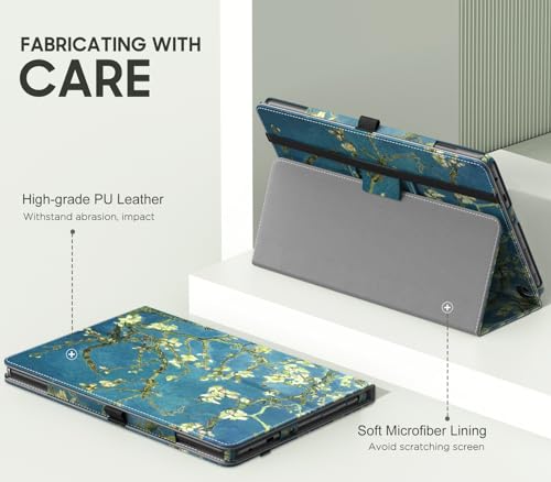 Image of MoKo Case Fits Amazon Kindle Fire HD 10 Tablet(13th /11th Gen) 10.1 inch,Apricot Blossom