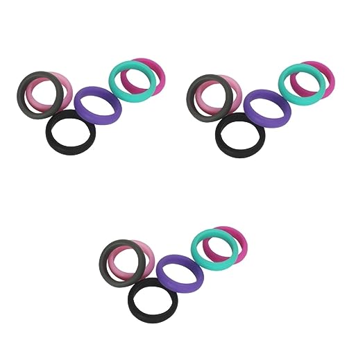 Anillos de silicona deportivos para boda 18 unidades miniatura 1