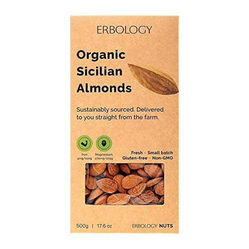 Organic Almonds 500g - Fresh - Raw - Unpasteurised - Small Batch - Sustainably Sourced - Straight from The Farm