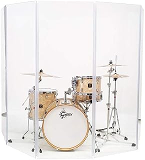 Drum Shield 10 Foot X 5 Foot DS4 Living Acrylic Drum Shield