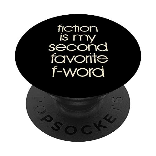 Book Lover, Reader, F-Word, Loves Books, Funny Librarian, PopSockets Agarre y Soporte para Teléfonos y Tabletas