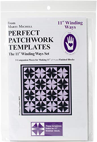 Gabarit d'enroulement Marti Michell de 27,9 cm taille unique patchwork