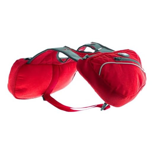 Sacoches pour Harnais Confort Trek Coloris Rouge (M/L/XL)