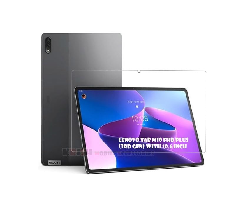 Tempered Glass Screen Protector Guard for Lenovo Tab M10 FHD Plus 10.6 inch 3rd Gen Generation Tablet (B0DD6KB3Z8) Amazon Price History, Amazon Price Tracker