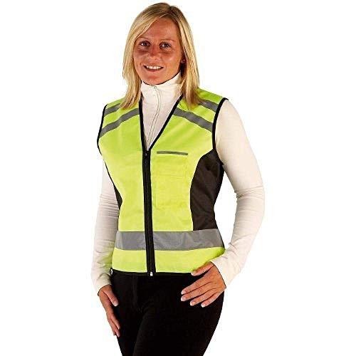 HyViz Childs Waistcoat - Please Pass Wide & Slow (Yellow/Black, X-Small) by Hyviz