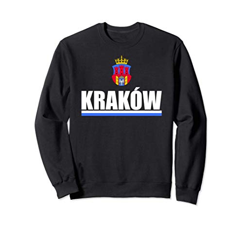 Krakow Poland Gifts Flag Of Cracow Proud Polish Eagle Polska Sudadera