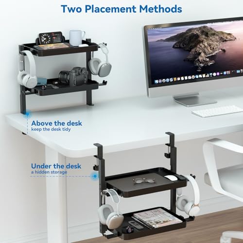 Soporte vertical para laptop 4 ranuras y organizador de escritorio miniatura 5