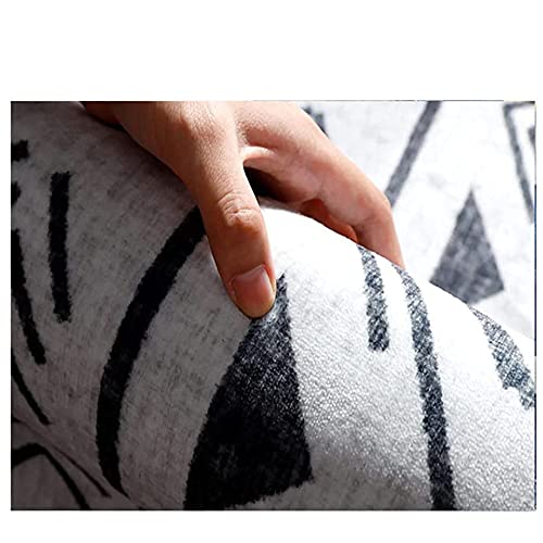 Tapis ethnique rétro lavable et antidérapant grand format - 5