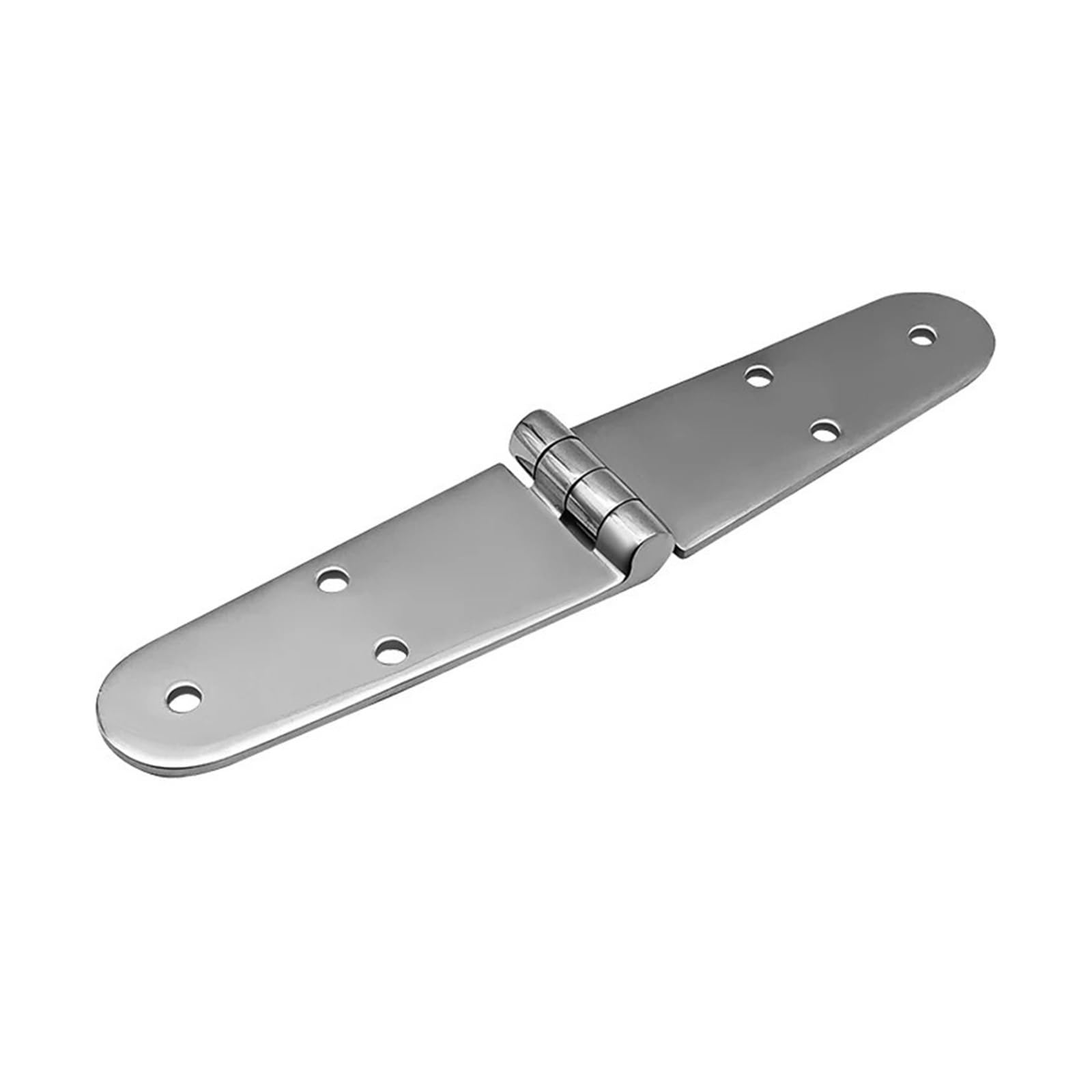 HKVTVCYPYA 1pc 200 * 38mm 316 Stainless Steel Casting Hinge Flat Cabinet Doors Windows 6 Holes Cast Strap Deck for Boat Hardware