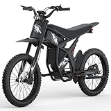 Dual Battery System : Our Dirt Bike Electric bike is equipped with a powerful dual battery system, ensuring you can enjoy longer rides without the hassle of frequent charging. With two included chargers, you can easily recharge your batteries simulta...