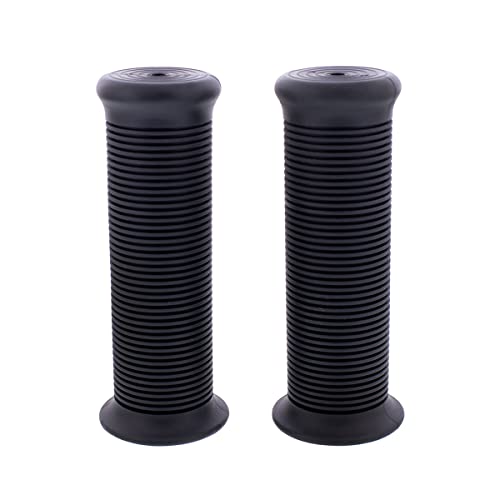 United Pacific 52000B Black 1" Motorcycle Rubber Grip Set