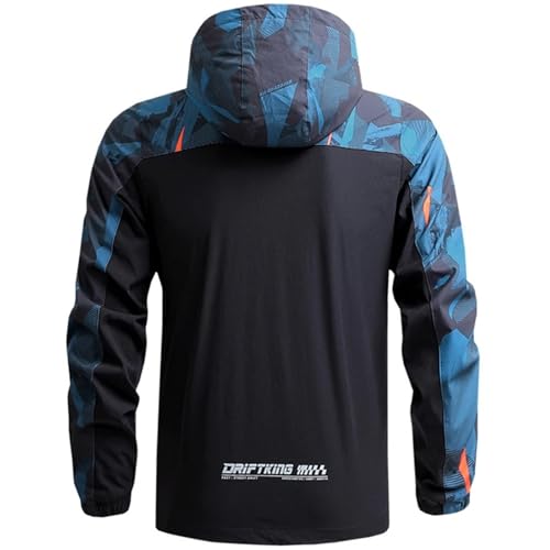 Chaqueta ligera para ciclismo hombre con capucha y protección UV miniatura 2