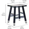 BYBEST Multipurpose Stool Acrylic Low Stools Creative Transparent Small Chairs Stool Household Shoe Changing Stool Sitting Stool for Bedroom Room Creative Stool