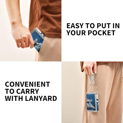 Wolf Moon Howl Blue Kids Wallet for Boys Girls Outdoor Sport Trifold Wallets for Youth Teen Child Wallet with Zippered Coin Pockets Card Holders Front Pocket Wallets with Magic Sticker 5