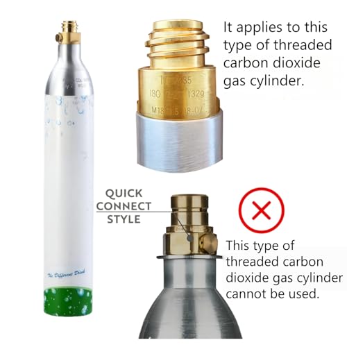 Image of Carbonates Any Drink-Airosia Soda Maker Machine-304 Stainless Steel Sparkling Water Maker, Carbonator Machine with BPA Free Bottles(1L+0.5L) (CO2 Carbonator NOT Included)