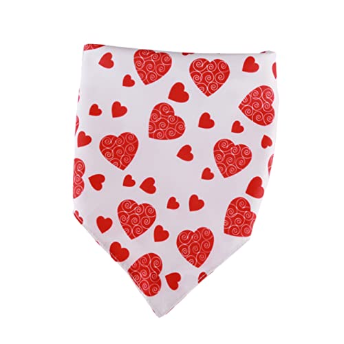 LIOOBO ペット三角タオル 名前 首輪 犬の装飾 鬼ごっこ えり タグ グルーミング 子犬 テーマ 大きい 犬の三角形のスカーフ 犬のバンダナ 大型犬用 二 パーティー 赤