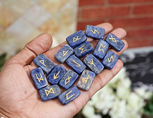 Crocon Sodalite Rune di Pietre preziose di Forma