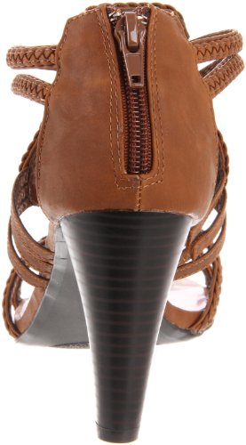 Image of Ann Marino Women's Harlow Sandal,Brown,6 M US