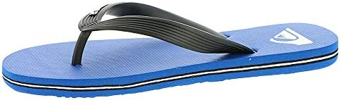 Quiksilver unisex child Molokai Youth Kids Flip Flop Sandal, Black/Blue, 10 Toddler US | Image 3