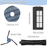 EATBALE X9 Pro Replacement Parts for Eufy Clean X9 Pro Robot Vacuum Cleaner with 1 Main Brush, 2 Hepa Filters, 4 Side Brushes, 4 Mop Cloths Attachment Roller Brush Edge Brush Wipe Accessories Kit - Image 7