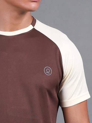 Image of CHKOKKO Gym Tshirt for Men Workout Regular Fit Sports Activewear Man Tshirts with Round Crew Neck and Half Sleeves for Yoga Running&Outdoor Activities