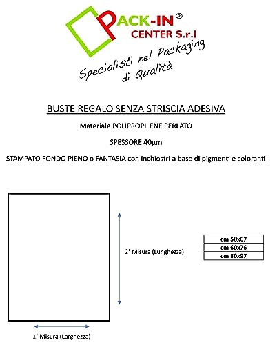 Buste regalo METAL STELLINE, senza Striscia