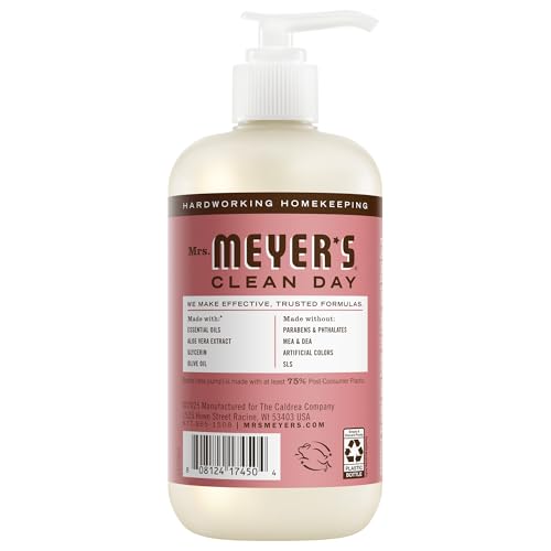 Image of MRS. MEYER'S CLEAN DAY Hand Soap, Rosemary Scent, 12.5 Fl Oz Bottle