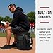 Baseball Bucket Bag Backpack, Coaches Bucket Bag Fit 6 Gallon Buket, Baseball Coaching Accessories with Multiple Pockets, Tactical Style Softball Coaches Bags with Backpack Straps Bucket not included