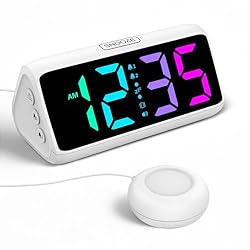 Netzu Loud Alarm Clock for Heavy Sleepers