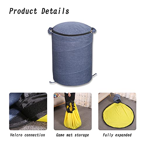 Gifmore Toy Storage Organizers And Play Mat For Kids, Toy Storage Bins For Building Bricks & Blocks, Foldable Canvas Toys Bag For Boys And Girls #TOP3