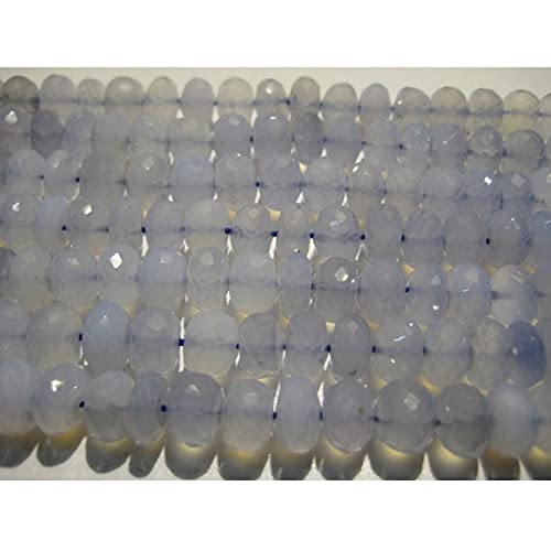 Perles en calcédoine aqua LKBEADS de 8mm pour sublimer vos ateliers de bijoux d'été