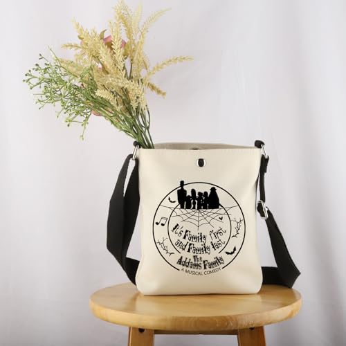 UJIMS The AD Musical Merch Addams Musical Fans Crossbody Bag Horror Movie Inspired Gift Theatre Gift3