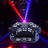 Stage Lights Moving Heads Dj Lighting DMX Lights DMX 512 Sound Activated for Party, Disco, Dance Floor, Bar, Wedding, Stage DJ Equipment Light Show