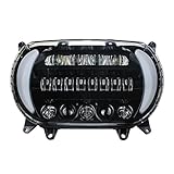 Atubeix Raod glide Motorcycle Headlight for 2015 2016 2017 2018 2019 2020 Headlamp Replacement (Black)
