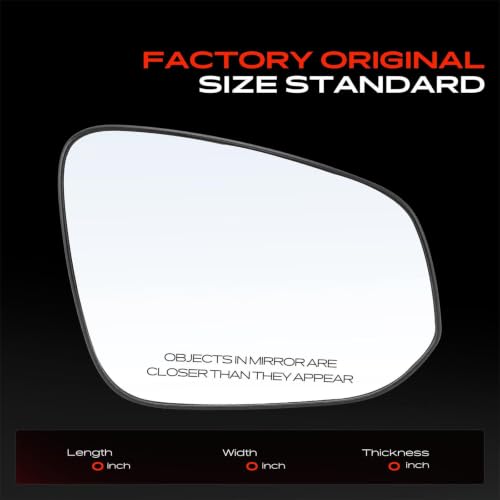 A-Premium Right Passenger Side Heated Manual Mirror Glass by A-Premium - Used condition - Image 4