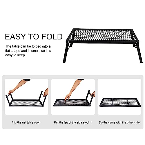 Grille de camping pour feu de camp lors de vos pique-niques nature - 4