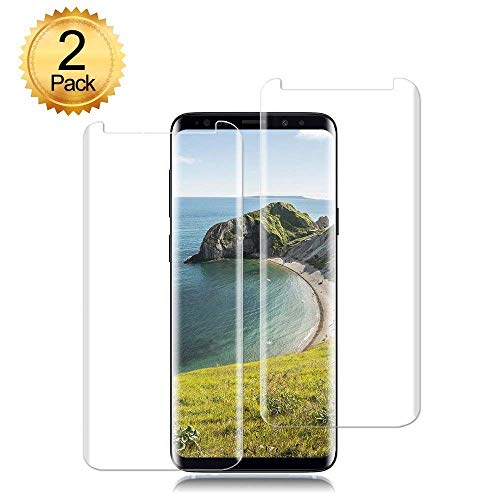 All-New Fire HD 10 Screen Protector [2-Pack], PLESON Tempered Glass Screen Protector for Fire HD 10 Tablet (2017 Release), [0.26mm] 2.5D Case Friendly Bubble Free Screen Protector for Fire HD 10 2017