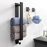 🛁【MULTIFUNKTIONALER SPEICHER】- Handtuchhalter zwei-Wege-aufbewahrungsdesign, kann vertikal oder horizontal installiert werden, multifunktional, praktisch und platzsparend. Die vertikale Installation ermöglicht es Ihnen, mehrere Handtücher zu speichern, während die horizontale Installationbequem für den täglichen Gebrauch ist.