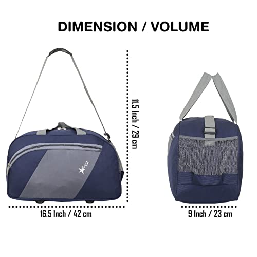 Image of PERFECT STAR Travel Bags for Luggage Bags for Travel Duffle Bags for Travel Bags for Travelling Luggage Bags Travel Bag for Women Without Wheels Travel Bag for Men (Navy Grey)